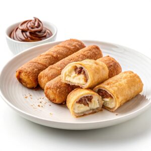 Tequeños de queso y nutella